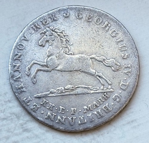 Brunswick Calenberg Hanover 16 Good Dimes 1825 George IV 1820-1830 AKS.38 - Picture 2 of 4