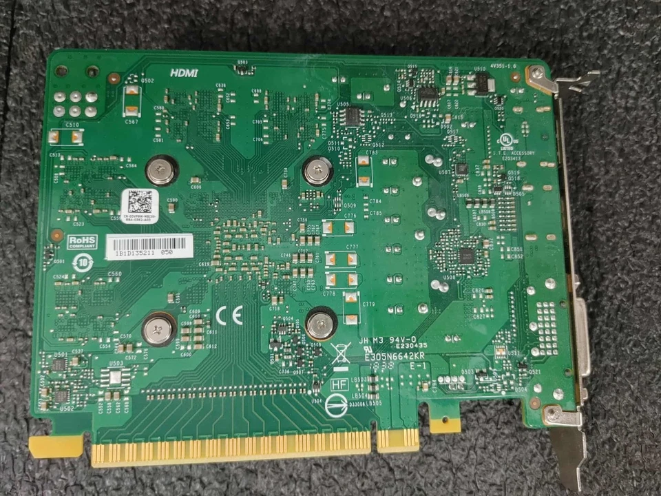 Dell DVP9W NVIDIA GeForce GTX 1050 Ti 4GB GDDR5 DP HDMI DVI Graphics Card - Image 3 of 4