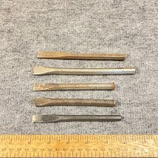 Cold Chisel Lot 5 Pc 4 Flat 1 Cape w/ 1 Enderes USA