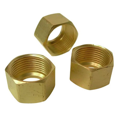 5/8 In. Brass Compression Nut Fittings (3-Pack)