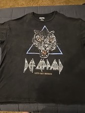 Def Leppard Lets Get Rocked 1992 Tour Graphic...