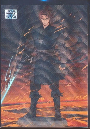 2025 TOPPS CHROME STAR WARS GALAXY ANAKIN SKYWALKER CLOSES IN WAVE REFRACTOR /99