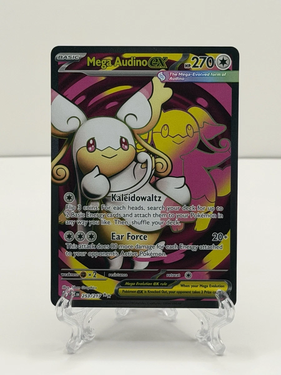 メガシンビルトンex 350HP Mega Audino EX 012/026 Xyh: M Audino-Ex Mega Battle Deck Holo