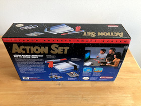 Rare 🔥 new in box NES Action Set nintendo system near MINT