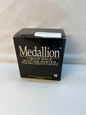 Medallion Liquid Gold Plating System Contains Pure 24K Gold, Brand New Sealed