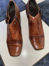 Venturini Damen Stiefeletten, Größe 40 Echtleder Braun