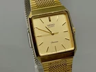 Vintage 1986  [NEAR MINT] SEIKO Chronos 9021-5220 Gold Men's Quartz Watch
