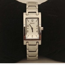 DKNY Women With Nee Battery Wristwatch Silver...