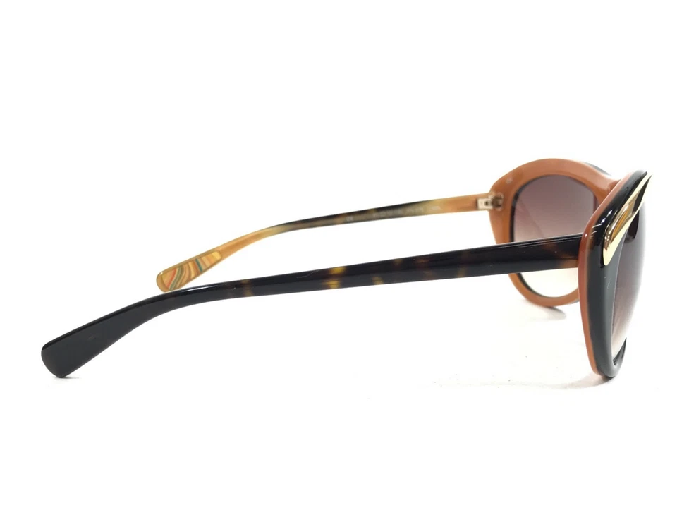 Gafas de sol Paul Smith PS-378 OABL marrón dorado montura con lentes moradas degradadas Foto 4 de 4