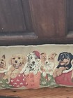 Home Door Draft Stopper. Dogs In Holiday Stockings. Christmas/ Winter. 
