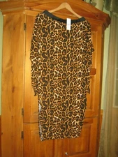 FTF Fashion To Figure Harem Skirt Leopard Size 0 NWT