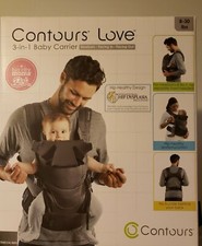 Contours Love 3-in-1 Baby Carrier, charcoal - Charcoal Mesh zc001-chc2