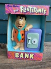 Vintage 1992 The Flintstones Fred Flintstone Coin Bank Hanna-Barbera