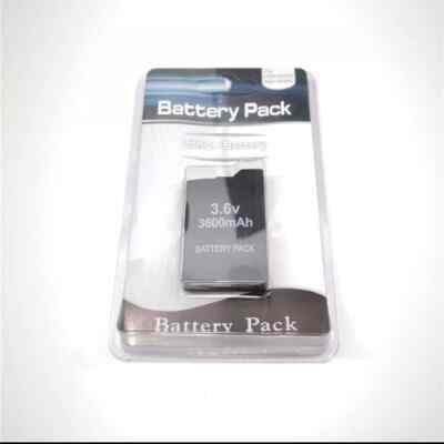 PSP AKKU 3,6V 3600 mAh Lithium Batterie PSP 1000 FAT Ersatz Neu & OVP