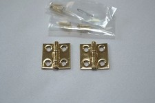 Polished Solid Brass Butt Hinges for Boxes / small cabinets - Prokraft "K" Range