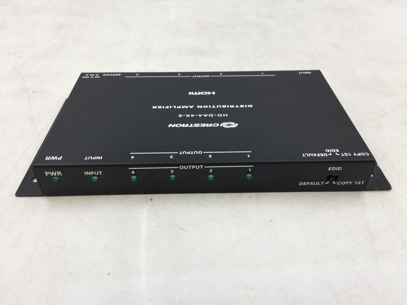 Crestron HD-DA4-4K-E HDMI 4 Channel Distribution Amplifier NO PSU FREE ...