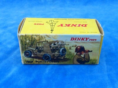 Dinky Toys 828 Jeep Porte-Fusées SS 10 - 1:43 - Rare Avec Boîte - France