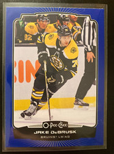 2022-23 O-Pee-Chee Hockey Jake DeBrusk Base Set Blue Parallel (#244)
