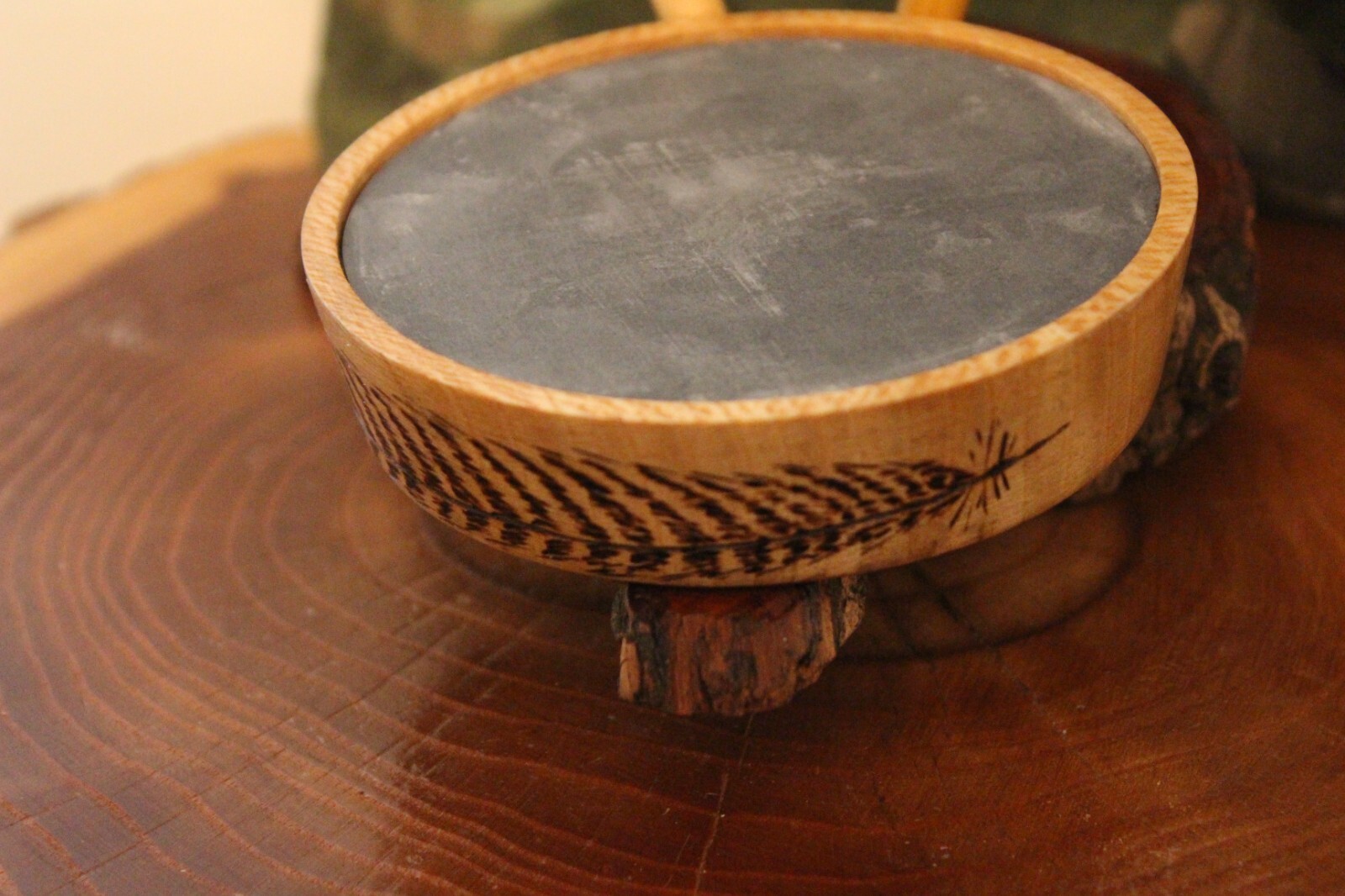 Custom Made Sycamore  Wood Turkey Pot  Call with Two Round Tip  Rod  Strikers