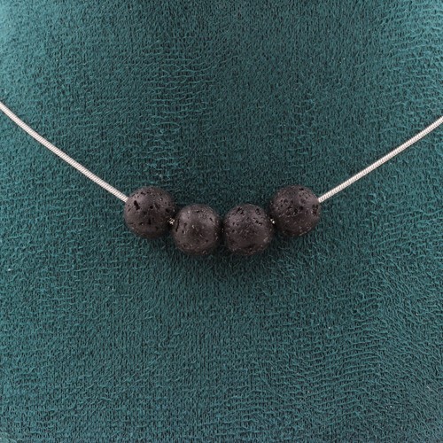 LIEBESKIND BERLIN Collana Lunga Donna In Acciaio Inox Con Perla, 90 Cm - Mod. LJ-0265-N-90
