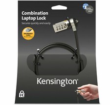 6Ft Combination Security Cable Lock for Laptops TV Monitors Hard Drive Projector