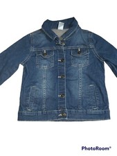 Girl's CARTERS Denim Jacket Jean Size 10 Pockets Button Front School Casual