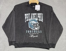 NFL Gameday Couture Philadelphia Eagles Fleece Oversized Sweater Womens XL NEW
