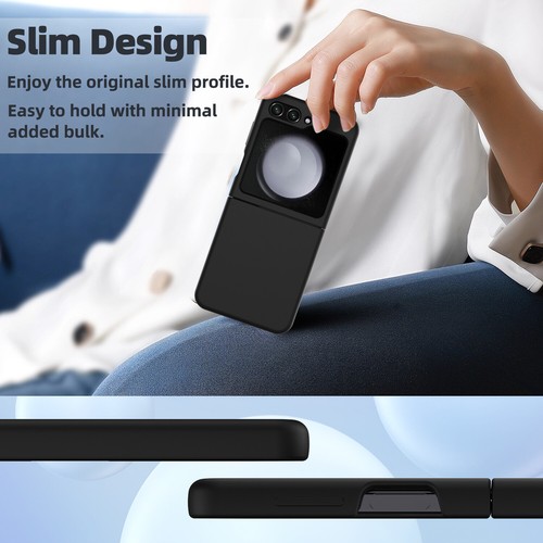 Funda suave delgada a prueba de golpes para Samsung Galaxy Z Flip 5 5G - Imagen 17 de 53