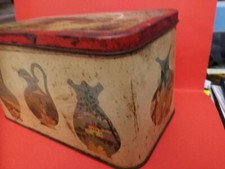 Scatola in latta Bertolini vintage (anfore con paesaggio)