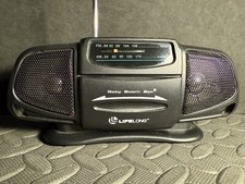 Lifelong Mini Baby Boom Box 2225 AM/FM Port Vintage Radio Tested / Works