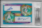 JALEN WILSON/KEVIN MCCULLAR 2023 Leaf Vivid 1/1 Encased Autograph - NETS/KANSAS