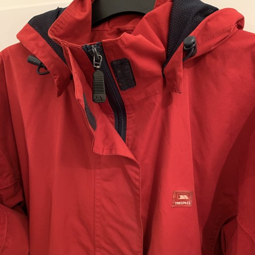 TRESPASS Womens Red Jacket M Waterproof 