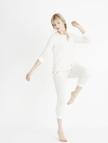 Pepper and Mayne Ladies Eyelet sweaters, Buttermilk, S - Picture 3 of 3
