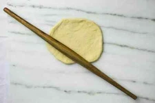 Wooden Craft Indian Chapati Rolling Pin Thin Belan, Velan + Free shipping