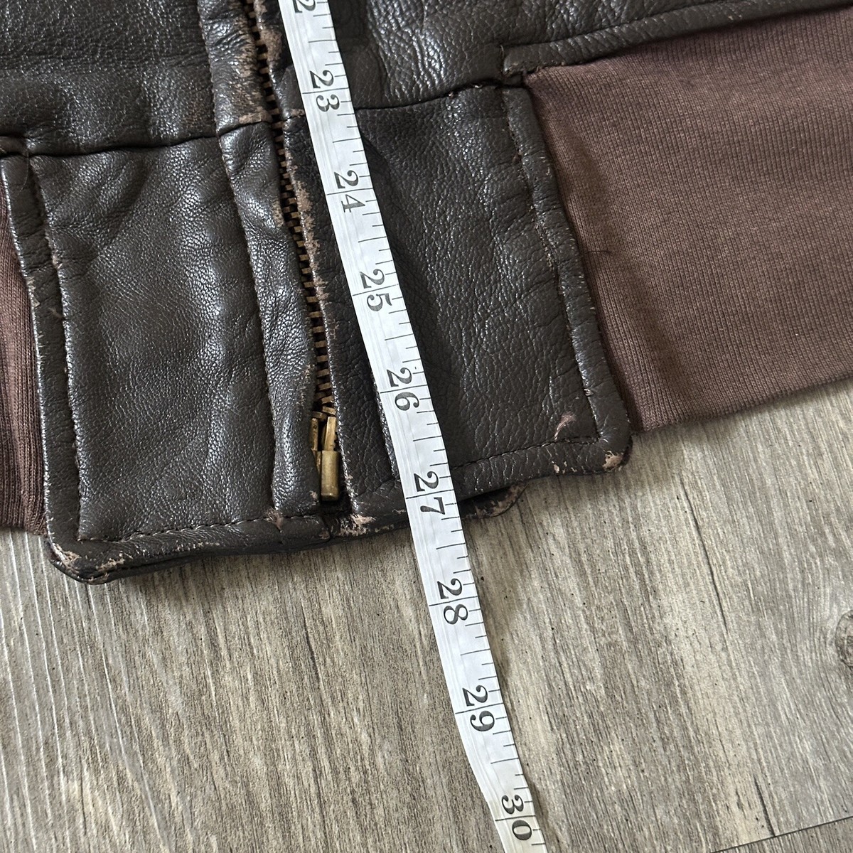 Vintage Military USN The Martin Lane Co Inc G-1 Leather Jacket
