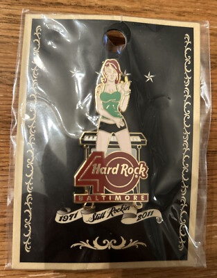 Hard Rock Cafe Pin Baltimore 40th Decades Of Rock Girls Series 2011 ...