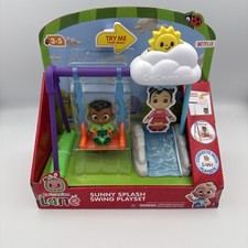 Cocomelon Lane Sunny Splash Swing Playset, New