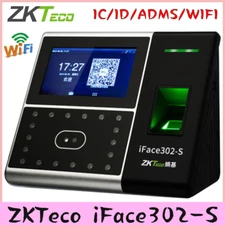 ZKTeco iFace302-S Face Fingerprint Identification Time Attendance Access Control