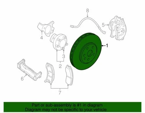 Genuine GM 2005-2013 Chevrolet Cadillac Corvette Left Right Brake Rotor 89060328 — 第 2/2 张图片