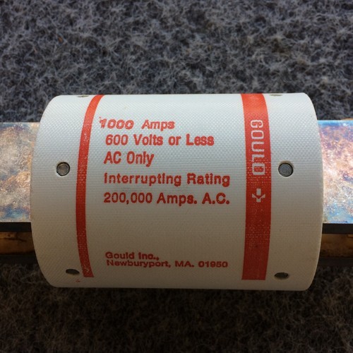 Shawmut Amp-trap A6Y1000 / A6Y1000-4 Type 4 1000A 600V Fuse NOS - Picture 5 of 6