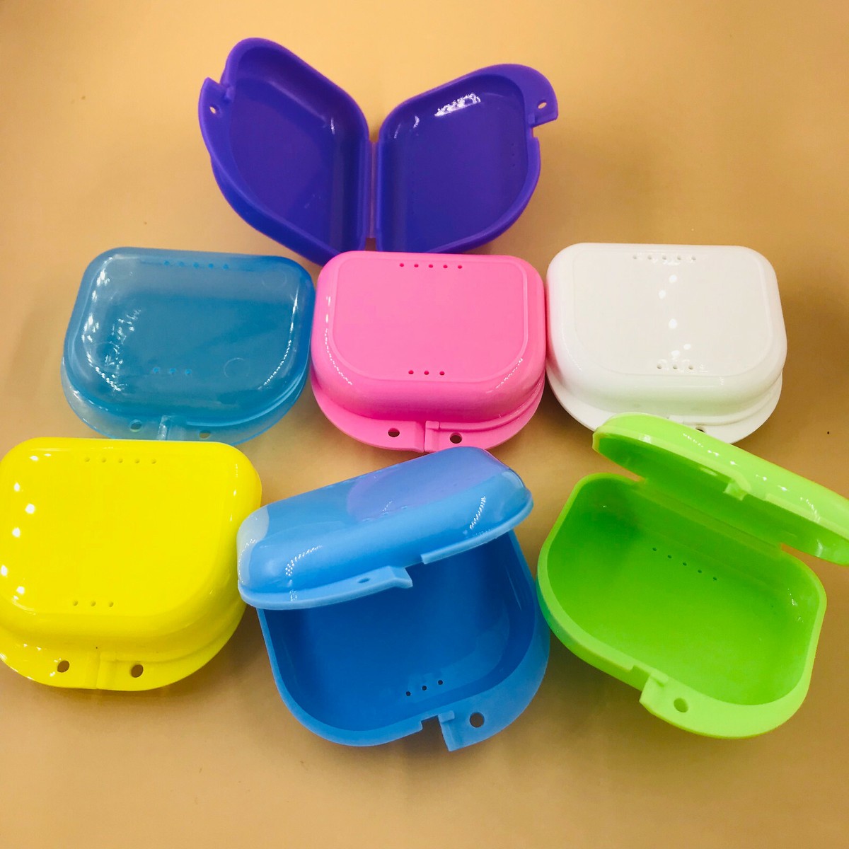 Boîte De Rangement Pour Gouttière Dentaire Orthodontique - Avec Miroir, Neuf, Idéal Labo