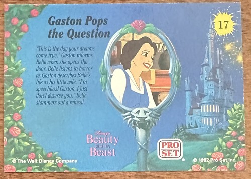 1992 Pro Set Disney Beauty and the Beast Cards - Inserts - You Pick - Picture 39 of 211