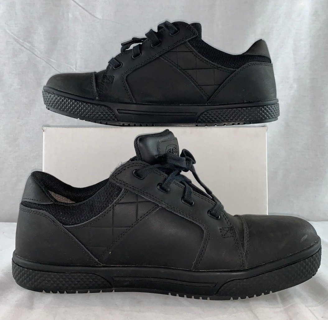 keen black work shoes