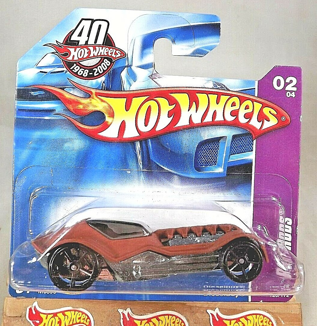 2008 Hot Wheels #126 Rat Rods 2/4 DIESELBOY Flat Brown w/Black OH5 Sp Short Card