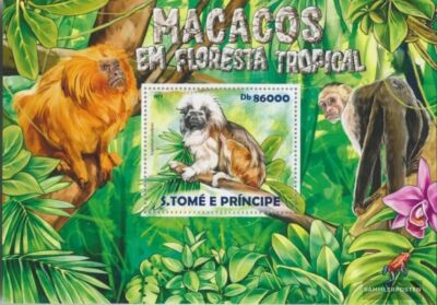 Sao Tome e Principe 4459-4463 (complète.Edition.) Neuf avec Gomme Originale ** MNH 2010 mammifères (Timbres pour Les collectionneurs) Autres mammifères (singes/Dinosaures/éléphants