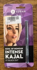 SUGAR Kohl Of Honour Intense Kajal 01 Black Out Eyeliner Smudge Proof-Waterproof