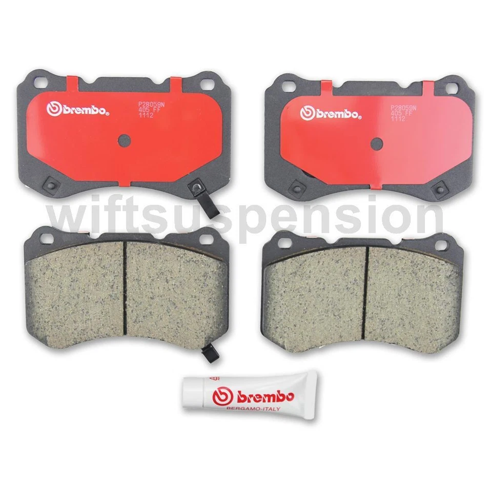 Juego de 2 pastillas de freno de disco delanteras traseras Brembo para Acura TL 2004-2008 Foto 2 de 3