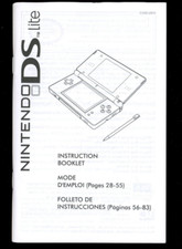 Nintendo DS Lite Handheld Instruction Booklet C/USG-USZ-2 