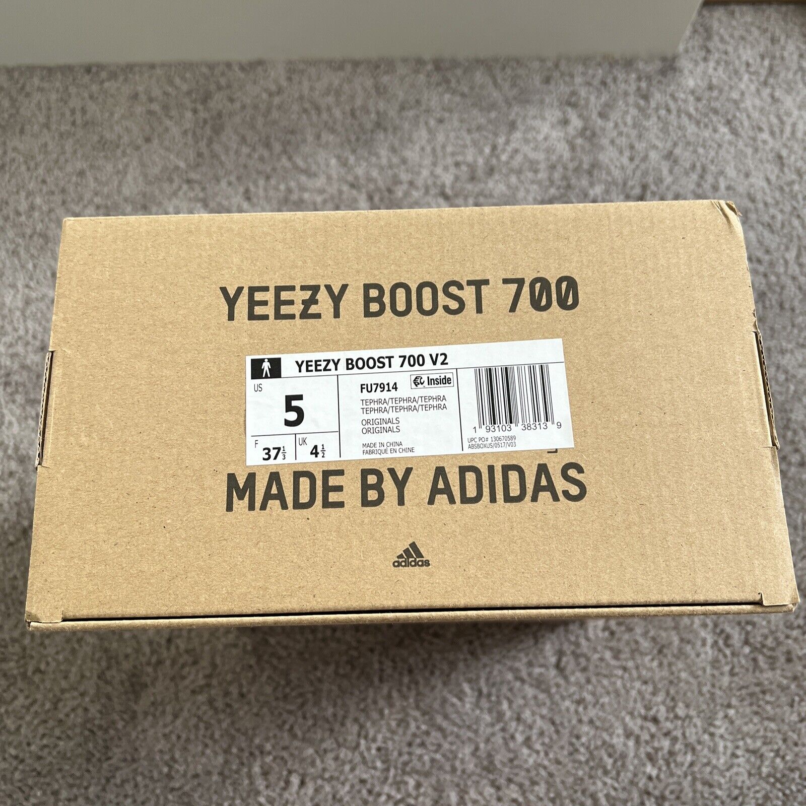 Size 5 - adidas Yeezy Boost 700 V2 Tephra - image 5