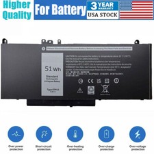 51wh Battery For Dell Latitude G5m10 E5450 E5550 Notebook 15.6" Wyjc2 8v5gx
